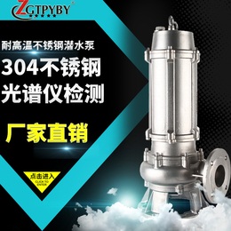 304不锈钢污水泵大流量排污水水泵耐腐蚀抽水泵