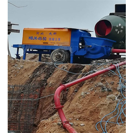 宿州农村小型混凝土泵工作原理、@九科机械(图)
