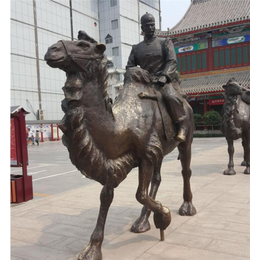 大型铜骆驼雕塑|陕西铜骆驼雕塑|世隆雕塑(在线咨询)