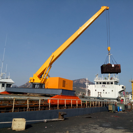 船用克令吊 船用液压起重机 海上船用吊车 船用甲板起重机图片