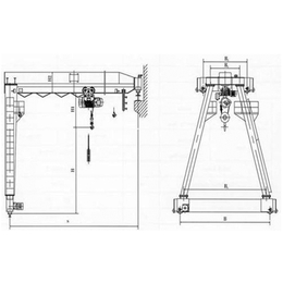 mh型门式起重机_芜湖门式起重机_安徽雄峰公司(查看)