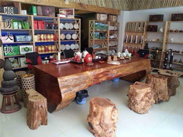 花梨木实木大板桌-顺勇大板做工细致-实木大板