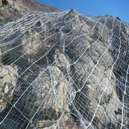 供应边坡防护勾花网现货边坡蜘蛛网内层勾花网规格