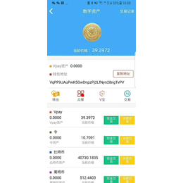 Vpay钱包系统开发Vpay*代币发行源码开发