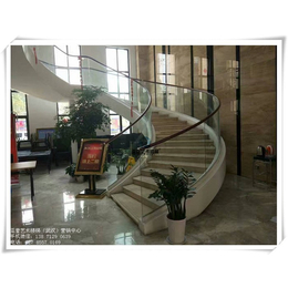 弧形玻璃楼梯厂家_武汉弧形玻璃楼梯_浠水弧形玻璃楼梯