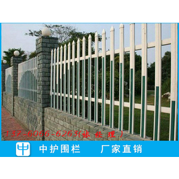 儋州PVC栅栏厂 别墅围墙PVC围栏 琼山市政塑钢护栏