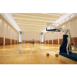 篮球木地板_洛可风情运动地板_篮球馆木地板品牌推荐
