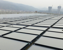 大同太阳能热水工程-山西乐峰科技公司-阳台太阳能热水工程