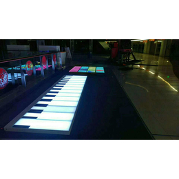 厂家LED感应地琴感应钢琴互动钢琴感应琴键防水