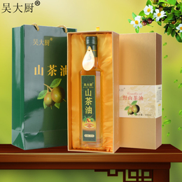 吴大厨山茶油500ml原香山茶籽油食用油月子油茶油礼盒装