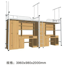 大学宿舍双层床*-大学宿舍双层床-东莞旭达家具公司(查看)