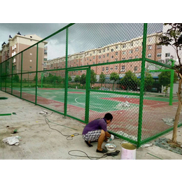 珠海篮球场围网厂家 50乘50网孔PVC包塑围网 高度可定制