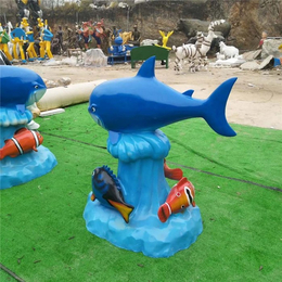 海洋生物雕塑制作_渭南海洋生物雕塑_鑫森林雕塑