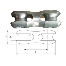 SL8-88字U型*弯连接器8吨8字环电缆牵引器KWB-8