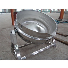 蒸汽夹层锅(图)、小型蒸汽夹层锅、蒸汽夹层锅