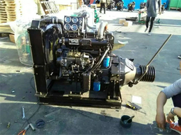潍坊4105ZP水泥罐车柴油机配16方空压机