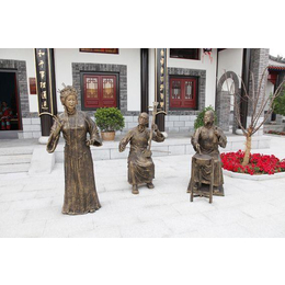 兴悦铜雕人物雕塑厂家(图),民俗小品人物雕塑,四川人物雕塑