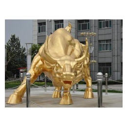 世隆雕塑公司-北京开拓铜牛雕塑