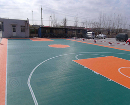 上海今彩生产公司(图)-塑胶运动地板-合肥运动地板