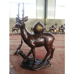 山东动物雕塑、恒天铜雕、动物雕塑长颈鹿