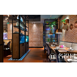 杭州江干区餐厅设计效果图_名设网公装装修设计平台