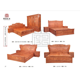 济南一套红木床-得昌装饰红木家具装修-一套红木床的价格