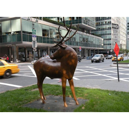 泽璐铜雕(图)|铜鹿雕塑供应商|江苏铜鹿雕塑