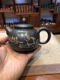 供应钦州坭兴陶茶壶茶杯茶叶罐商家