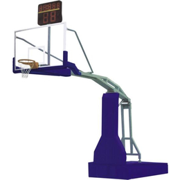 冀中体育公司(图),公园用液压篮球架厂家批发,乐山液压篮球架