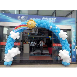 【乐多气球】(多图)|湖滨区卢氏商场七夕节气球布置造型