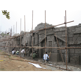 制作塑石假山厂家_梦岳古建园林(在线咨询)_昌黎制作塑石假山