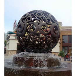 广场镂空球铜雕、秦皇岛镂空球铜雕、泽璐雕塑