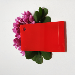 彩色亚克力板5mm红色不透明有机玻璃板材定制亚克力大板订做