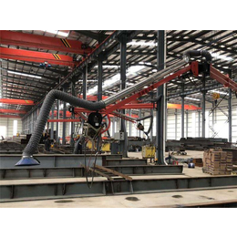 钢结构焊接吸尘臂生产厂家-钢结构焊接吸尘臂-百润机械(多图)