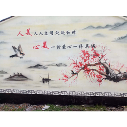 新农村文化墙彩绘、 苏州米兰彩绘、新农村文化墙彩绘报价