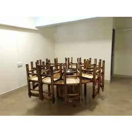 火锅桌椅价格-火锅桌椅-实木碳化家具