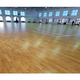 羽毛球馆运动木地板_运动木地板_洛可风情运动地板