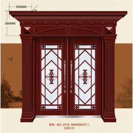 对开门厂家_咸宁对开门_家福郡门业****造门(查看)