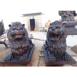 世隆雕塑公司,晋城看门铜狮子雕塑多少钱