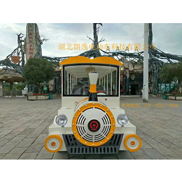 北京朗逸14座电动观光火车景区旅游无轨电动小火车厂家