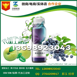 生物公司委托青梅蓝莓果汁饮品ODM工厂