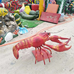 螃蟹虾雕塑现货、湖北螃蟹虾雕塑、鑫森林雕塑