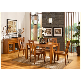 实木餐桌椅规格|韩嘉木业质优价低|实木餐桌椅