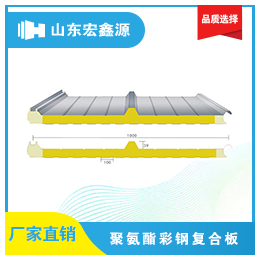不锈钢聚氨酯夹芯板价格_天水聚氨酯夹芯板价格_宏鑫源(查看)