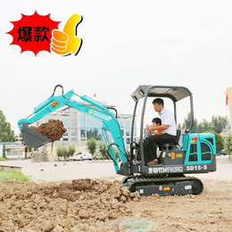 全新橡胶履带式挖掘机 山东地区农村改造厕所*履带式挖掘机
