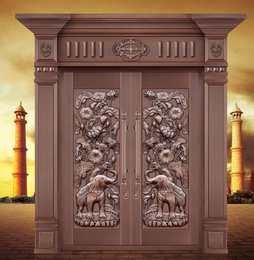 别墅铜门安装-欧雅盾铜门-安顺铜门安装