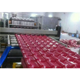 青岛pvc合成树脂瓦生产线_仿古琉璃瓦机器设备