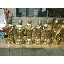 汇丰铜雕(多图)、十八罗汉铜佛像厂家低价出售