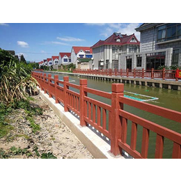 滁州仿木护栏- 顺安景观护栏生产-水泥仿木护栏