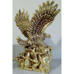白山铜鹰、铜鹰大型定制(图)、天顺雕塑